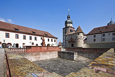 Fortress Marienberg, Wuerzburg, Franconia, Bavaria, Germany, Europe