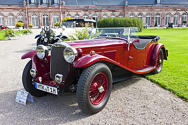 AutoCarrier AC Tourer 4-Seater Sports Tourer, built in 1934, GB, Classic-Gala, Concours d'Elegance in the Baroque castle gardens, Schwetzingen, Baden-Wuerttemberg, Germany, Europe