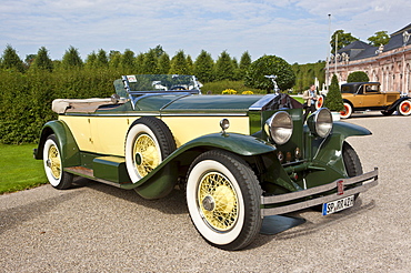 Rolls-Royce Springfield Phantom 1, built in 1929, GB, Classic-Gala, Concours d'Elegance in the Baroque castle gardens, Schwetzingen, Baden-Wuerttemberg, Germany, Europe