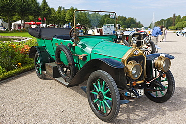 Loreley Tourer L48 6 19hp, built in 1913, Germany, Classic-Gala, Concours d'Elegance in the Baroque castle gardens, Schwetzingen, Baden-Wuerttemberg, Germany, Europe