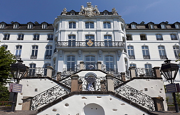 Schloss Engers, office of the state music foundation Villa Musica, Engers district, Neuwied, Rhineland-Palatinate, Germany, Europe