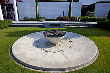 The Olympic Flame in the Olympic Museum, Lausanne, Canton of Vaud, Lake Geneva, Switzerland, Europe