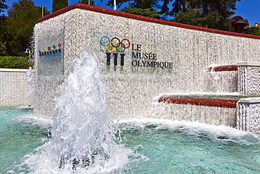 The Olympic Museum, opened in 1993 on the initiative of Juan Antonio Samaranch, Lausanne, Canton of Vaud, Lake Geneva, Switzerland, Europe