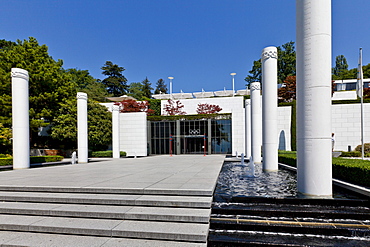 The Olympic Museum, opened in 1993 on the initiative of Juan Antonio Samaranch, Lausanne, Canton of Vaud, Lake Geneva, Switzerland, Europe