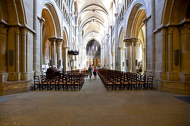 The Cathedral of Notre-Dame, former episcopal church of the diocese of Lausanne, now main Protestant church of the city of Lausanne, Canton Vaud, Lake Geneva, Switzerland, Europe