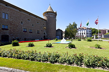 Morges Castle, Morges, Canton of Vaud, Switzerland, Europe