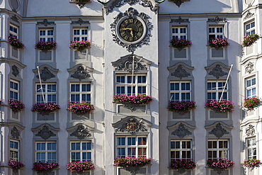 Town hall, Memmingen, Lower Allgaeu, Allgaeu, Swabia, Bavaria, Germany, Europe