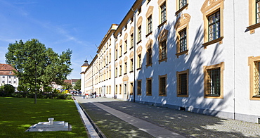 Fuerststift Kempten with the District Court, Residence of the Prince Abbot of Kempten, a former Benedictine abbey of the Diocese of Augsburg, Residenz Square, Kempten, Lower Allgaeu, Allgaeu, Swabia, Bavaria, Germany, Europe