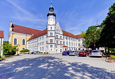 Rot an der Rot Abbey, monastery and Church of St. Verena, Rot an der Rot, Biberach district, Baden-Wuerttemberg, Germany, Europe