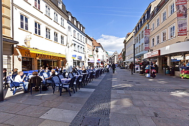 Kirchgasse street, Schweinfurt, Lower Franconia, Bavaria, Germany, Europe