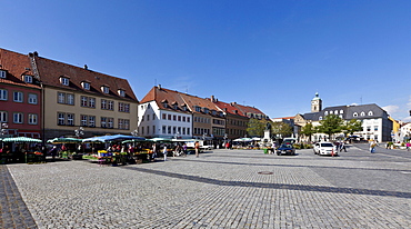 Market square, Schweinfurt, Lower Franconia, Bavaria, Germany, Europe