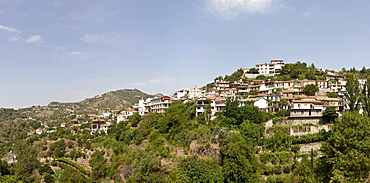 View of Agios Theodoros, a traditional Cypriot mountain village, Troodos Mountains, Central Cyprus