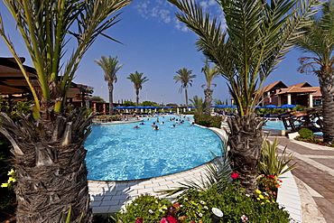 Water aerobics in the swimming pool, Club Aldiana, Southern Cyprus, Cyprus, Europe