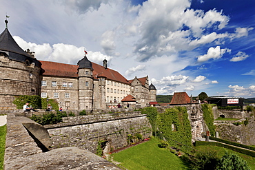 Festung Rosenberg fortress, Kronach, Upper Franconia, Bavaria, Germany, Europe