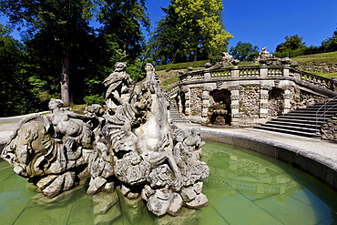 Schloss Fantaisie palace gardens, Bayreuth, Upper Franconia, Bavaria, Germany, Europe