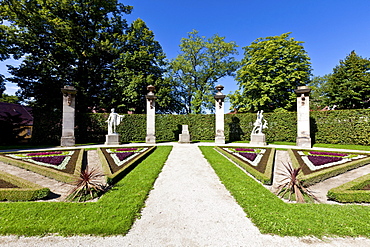 Schloss Fantaisie palace gardens, Bayreuth, Upper Franconia, Bavaria, Germany, Europe