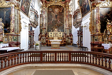 St. Walburg monastery, Benedictine abbey of Eichstaett, Diocese of Eichstaett, Eichstaett, Altmuehltal valley, Upper Bavaria, Bavaria, Germany, Europe