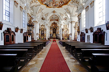 The Kloster Bergen monastery, a former Benedictine monastery, Bergen, Neuburg an der Donau, Diocese of Eichstaett, Bavaria, Germany, Europe