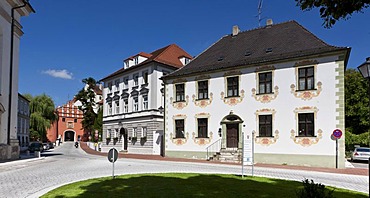 Oberes Tor gate, historic district, Neuburg an der Donau, Bavaria, Germany, Europe