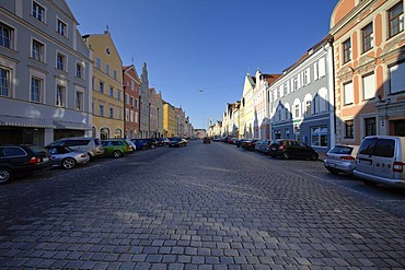 Old town of Landshut, Lower Bavaria, Bavaria, Germany, Europe