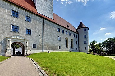 Schloss Hoechstaedt Palace in Hoechstaedt on the Danube, Dillingen, Swabia District, Bavaria, Germany, Europe