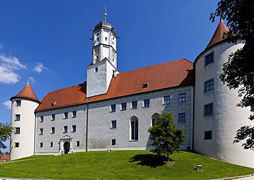 Schloss Hoechstaedt Palace in Hoechstaedt on the Danube, Dillingen, Swabia District, Bavaria, Germany, Europe