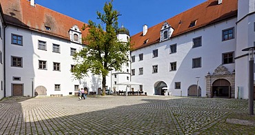 Schloss Hoechstaedt Palace in Hoechstaedt on the Danube, Dillingen, Swabia District, Bavaria, Germany, Europe