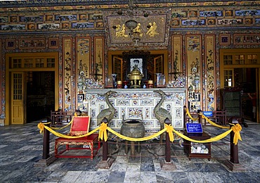 Mausoleum of Emperor Khai Dinh, near Hue, Vietnam, Asia