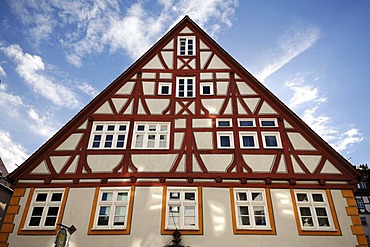 Old half-timbered house, 16th Century, Fischergasse 22, Ulm, Baden-Wuerttemberg, Germany, Europe