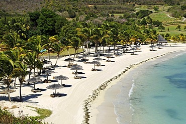 Beach, Raffles Resort, Canouan Island, Saint Vincent, Caribbean