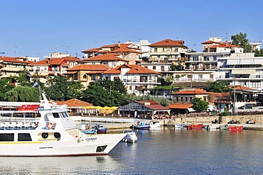 Port of Ammouliani Island, Doneky Island, Ouranopoli, Chalkidiki or Halkidiki, Greece, Europe