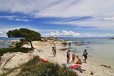 Karidi beach, Sithonia, Chalkidiki or Halkidiki, Greece, Europe