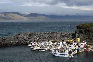 Port of Arnarstapi, SnÊfellsnes Peninsula, Iceland, Europe