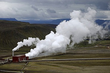 Krafla Geothermal Power Plant, Iceland, Europe