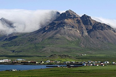 Landscape near Bakkager?i, east Iceland, Europe