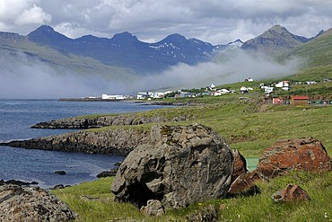 Landscape with the Eastern Fjords, Iceland, Europe