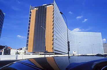 Berlaymont building, housing the headquarters of the European Commission, Euro-City, Brussels, Belgium, Europe