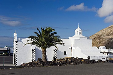 Church of Santuario Virgen de los Dolores in Mancha Blanca, Lanzarote, Canary Islands, Spain, Europe