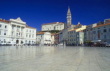 Tartini, Giuseppe Tartini memorial, Piran, Istria, Slovenia, Europe