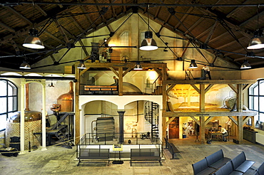 Panorama, life-size model of the historic Pilsner Urquell brewery, Pilsen, Bohemia, Czech Republic, Europe