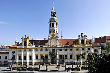 Pilgrimage church of the Sanctuary of Loreto, Hradcany, Prague, Bohemia, Czech Republic, Europe