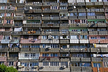 Huge apartment block in the center of Yerevan, Armenia, Middle East