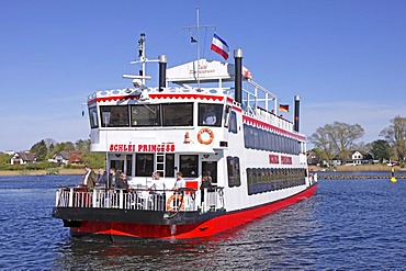 Paddlesteamer, Schlei Princess, Kappeln, Schlei Inlet, Schleswig-Holstein, Germany, Europe