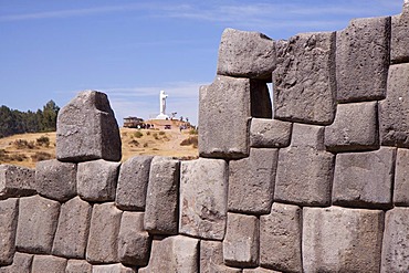 Sacsayhuaman fortress, built by the Inca, Cuzco, Cusco, Peru, South America