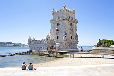 Torre de Belem, Belem Tower, Lisbon, Portugal, Europe