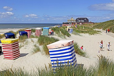 Southern beach, Borkum Island, an East Frisian Island, Eastern Friesland, Lower Saxony, Germany, Europe