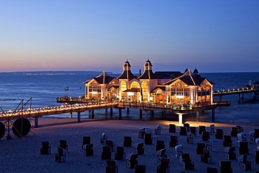 Sellin Pier, Ruegen Island, Mecklenburg-Western Pomerania, Germany, Europe