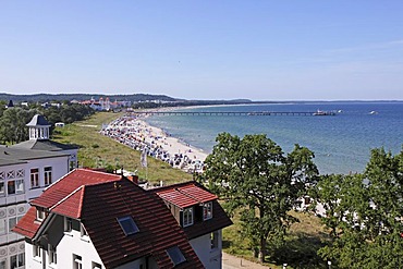 Beach, Binz, Ruegen Island, Mecklenburg-Western Pomerania, Germany, Europe