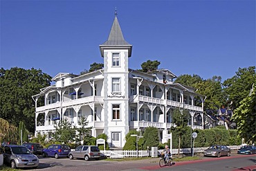 Resort architecture, Binz, Ruegen Island, Mecklenburg-Western Pomerania, Germany, Europe