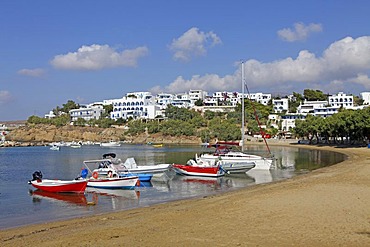 Harbour of Pisso Livadi, Paros island, Cyclades, Aegean Sea, Greece, Europe